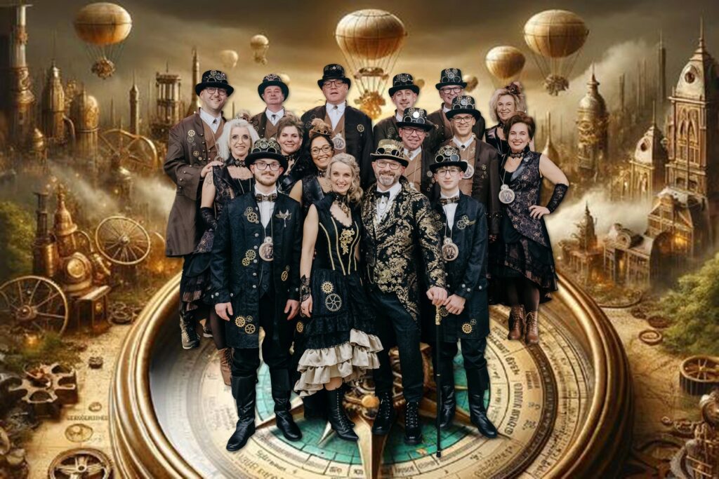 Prinzenpaar mit Hofstaat 2026 © verenaundthomas_fotografie