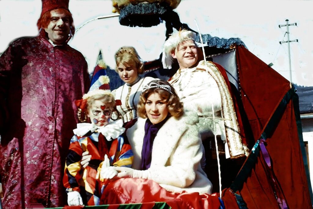 Prinzenpaar 1960-1961Helmut und Helga Dembsher, Stv. Franz Uschi Wieser